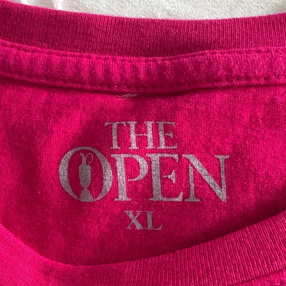 The Open Bright Pink T-Shirt | British Open  RUNS SMALL - Picture 3 of 7